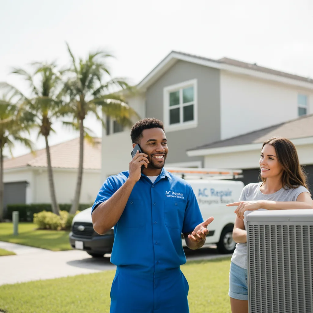 AC Repair Pompano Beach customer support in Martin
